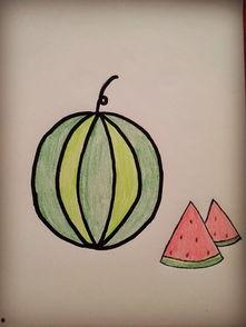 吃瓜小朋友怎么画,吃瓜小朋友的趣味绘画之旅